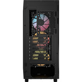 Corsair  midi tower behuizing Zwart | 1x USB-A | 1x USB-C | RGB | Window