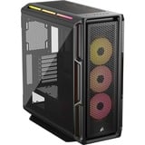 Corsair iCUE LINK 5000T LX RGB midi tower behuizing Zwart | 4x USB-A | 1x USB-C | RGB | Tempered Glass