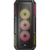 Corsair iCUE LINK 5000T LX RGB midi tower behuizing Zwart | 4x USB-A | 1x USB-C | RGB | Tempered Glass