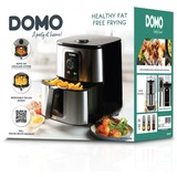 Domo Deli-fryer DO536FR  heteluchtfriteuse Inox/zwart, 5.5 Liter