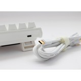 Ducky One 2 Pro Mini White Classic RGB mechanisch gaming toetsenbord Wit, US lay-out (QWERTY), Cherry MX Red, 60%, RGB led, Double-shot PBT, QUACK Mechanics, 60%