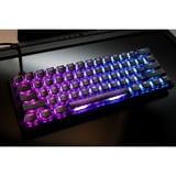 Ducky One 3 Mini Aura RGB mechanisch toetsenbord Zwart, US lay-out (QWERTY), Cherry MX Brown, 60%, ABS Double Shot, hot swap