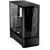 ENDORFY Aquarius 8000 Corona showcase behuizing Zwart | 2x USB-A | 1x USB-C | RGB | Tempered Glass