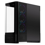 ENDORFY Aquarius 8000 Corona showcase behuizing Zwart | 2x USB-A | 1x USB-C | RGB | Tempered Glass