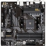 GIGABYTE B550M DS3H socket AM4 moederbord Zwart/grijs, RAID, Gb-LAN, Sound, µATX