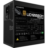 GIGABYTE GP-UD1000GM PG5 1000W voeding  Zwart, 4x PCIe, Full kabelmanagement