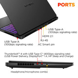 HP OMEN MAX 16-ah0395nd 16"  gaming laptop Zwart | Core Ultra 9 275HX | RTX 5080 | 32 GB | 1 TB SSD