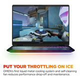 HP OMEN MAX 16-ah0395nd 16"  gaming laptop Zwart | Core Ultra 9 275HX | RTX 5080 | 32 GB | 1 TB SSD