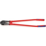 KNIPEX Boutensnijder 71 72 910 kniptang Rood/blauw, MIddensnijder, Geschroefd scharnier