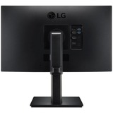 LG 24QP750P-B 23.8" monitor Zwart, 1x HDMI, 1x DisplayPort, USB-A, USB-C, HDR 10, AMD FreeSync