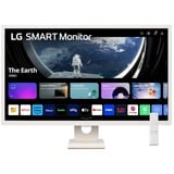 LG Smart 32SR50F-W 32" monitor Wit, 2x HDMI, USB-A, WiFi, Bluetooth, Sound