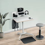 Leitz Ergo Mobiel Zit-Sta Bureau (80x60 cm) tafel Wit