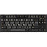 Leopold FC750RBTN/EGDPD(YF), gaming toetsenbord Grijs/geel, US lay-out, Cherry MX Brown, TKL 80%, PBT Double Shot, Bluetooth 5.1