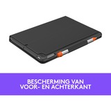 Logitech Slim Folio voor iPad (7e generatie) tablethoes Zwart, Bluetooth Low Energy