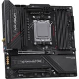 MAXSUN MS-Terminator B850M PRO DARK WIFI socket AM5 moederbord Zwart, RAID, 2.5 Gb-LAN, WLAN, BT, Sound, µATX