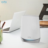 Netgear Orbi WiFi 6 System (RBK752) AX4200 mesh router Wit/zilver, 1x Router (RBR750), 1x Satelliet (RBS750), Dekking tot 465 m²