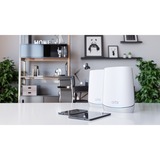 Netgear Orbi WiFi 6 System (RBK752) AX4200 mesh router Wit/zilver, 1x Router (RBR750), 1x Satelliet (RBS750), Dekking tot 465 m²