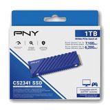 PNY CS2341 1 TB SSD Blauw, PCIe Gen 4.0 x4, NVMe 1.4