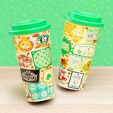 Paladone Animal Crossing: Plastic Travel Mug beker Groen/geel
