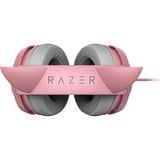 Razer Kraken Kitty V2 Pro RGB over-ear gaming headset Roze