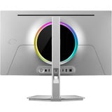 Samsung Odyssey OLED G8 G80SH 27" 4K Ultra HD gaming monitor Lichtgrijs, 1x DisplayPort, 2x HDMI, 1x USB-C, 2x USB-A, 240 Hz