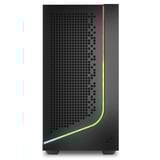 Sharkoon Sharkoon J1000  ARGB    mATX midi tower behuizing Zwart | 3x USB-A | RGB | Window