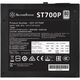 SilverStone SST-ST700P 700W voeding  Zwart, 4x PCIe