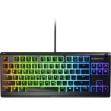 SteelSeries Apex 3 TKL RGB gaming toetsenbord Zwart, US lay-out (QWERTY), SteelSeries Whisper-Quiet, 80% (TKL)	