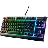 SteelSeries Apex 3 TKL, gaming toetsenbord Zwart, US lay-out, SteelSeries Whisper-Quiet, RGB leds, TKL