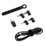 Targus 90 W Legacy accessoireset (DC-kabel naar tip + 5 tips + opberghouder) adapter Zwart, voor Targus dockingstations