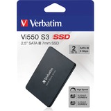 Verbatim    2TB  525/560MB Vi550 S3   SA3 VER SSD Zwart