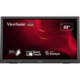 ViewSonic IR Touch monitor TD2223-2 22" Zwart, 1x HDMI, 1x DVI, 1x VGA, 2x USB-A