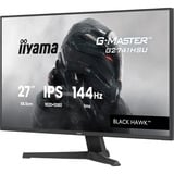 iiyama G-Master Black Hawk G2741HSU-B1 27" gaming monitor Zwart, 144Hz, HDMI, DisplayPort, USB, Audio, AMD Free-Sync