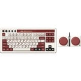 8BitDo Famicom Bundel mechanisch gaming toetsenbord Beige, US lay-out (QWERTY), Kailh Box White, 80% (TKL)	, USB / 2,4 GHz / Bluetooth