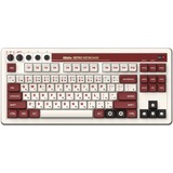 8BitDo Famicom Bundel mechanisch gaming toetsenbord Beige, US lay-out (QWERTY), Kailh Box White, 80% (TKL)	, USB / 2,4 GHz / Bluetooth