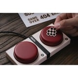 8BitDo Famicom Bundel mechanisch gaming toetsenbord Beige, US lay-out (QWERTY), Kailh Box White, 80% (TKL)	, USB / 2,4 GHz / Bluetooth