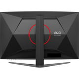 AOC C32G4Z 31.5" curved gaming monitor Zwart/rood, HDMI, DisplayPort, Audio, 260 Hz OC