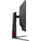 AOC C32G4Z 31.5" curved gaming monitor Zwart/rood, HDMI, DisplayPort, Audio, 260 Hz OC