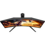 AOC C32G4Z 31.5" curved gaming monitor Zwart/rood, HDMI, DisplayPort, Audio, 260 Hz OC