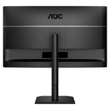 AOC Q27E4CV 27" monitor Zwart, 120 Hz, HDMI, DisplayPort, Audio, LAN, USB-HUB