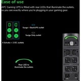 APC Back-UPS Pro Gaming BGM2200B-GR ups Zwart, 2200VA/1320W, 4x Schuko & 2x C13 uitgang, 3x USB charger, USB dataport