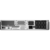 APC Smart-UPS SMT3000R2I-6W - Noodstroomvoeding Zwart, 8x C13, 1x C19, USB, 6 jaar garantie, 3000VA