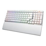 ASUS ROG Strix Scope II 96 Wireless RGB mechanisch gaming toetsenbord Wit, US lay-out (QWERTY), ROG NX Snow, 96%, RGB leds, Hot-swappable, PBT Double-shot, Bluetooth | 2.4GHz | USB 2.0