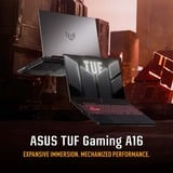 ASUS TUF Gaming A16 FA607PV-N3020W 16" gaming laptop Grijs | Ryzen 9 7845HX | RTX 4060 | 16 GB | 512 GB SSD