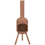 Bonfeu Bonsolo Roest 34cm vuurhaard bruin, Incl. BBQ rooster