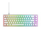 CHERRY XTRFY K5V2 Compact, gaming toetsenbord Wit, US lay-out, Cherry MX2A Red, 65%, RGB, Hot-swap