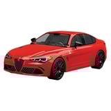 COBI Alfa Romeo Giulia Quadrifoglio Constructiespeelgoed Schaal 1:35
