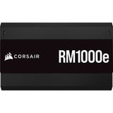 Corsair RM1000e 1000W voeding  Zwart, 6x PCIe, Kabelmanagement