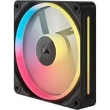 Corsair iCUE LINK LX120-R RGB Reverse case fan Zwart, 120 x 120 x 25 mm, PWM