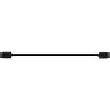 Corsair iCUE LINK kabel Zwart, 0,2 meter, 2 stuks